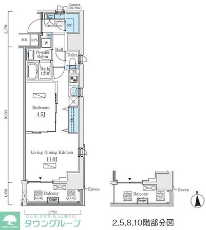 プライマル上野・稲荷町の物件間取画像